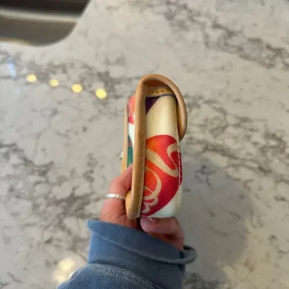 Vintage Dooney and Bourke Clutch Wristlet Fun Colorful Pattern Y2K - Picture 5 of 10